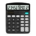 thumbnail image 2 of Amdohai 12 Digit Desk Solar Calculator Large Buttons Financial Business Accounting Tool Electronic Calculator, 2 of 8