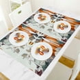 thumbnail image 3 of Fenyluxe Fall Placemats Set of 4, White Pumpkin Bird Placemat for Dining Table Decorations, Washable Autumn Place Mats, Maple Leaves Table Mats for Kitchen Dinner Thanksgiving Party 11.8*17.7in, 3 of 6
