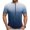 Dark Blue, variant on Mens Cycling Jersey Cycling Shirt Short Sleeve Bike Riding Shirt, 1/4 Zip Gradient Print Breathable Top, for Professional Road Bicycle Racing, Ombre Color Quick Dry Athletic Wear