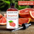 thumbnail image 3 of Majestic Pure Grapefruit Essential Oil with Glass Dropper, 100% Pure & Natural Premium Grade, for Diffuser, Aromatherapy, Soap & Candle Making, 4 fl oz, 3 of 7