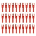 thumbnail image 1 of Uxcell Archery Arrows Nocks, Plastic Insert Arrow Nock Replacement Arrow Tails for Hunting Shooting Compound Recurve Red, 1 of 7
