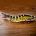 thumbnail image 4 of Señuelo de pesca multiarticulado cebo duro realista cebo de baño de 8 segmentos para lubina (B), 4 of 6