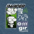thumbnail image 3 of Invader ZIM - GIR Holding a Pig in the Air - Toddler And Youth Girls Fleece Dress, 3 of 5