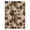 Brown, variant on HIWEAVER Blue 2' x 6' Easy Jute Runner for Kitchen Non Slip Arch Striped Indoor Throw Carpet Non Shedding Modern Geometric Mat for Hallway Outdoor Patio Rug