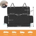 thumbnail image 2 of ANOSOSPECIAL Funda para asiento de coche para perros para asiento trasero para niños Protector de asiento de coche ISOFIX para perros Antideslizante Resistente al agua Durable Ajuste universal Funda p, 2 of 5