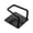 Black, variant on Stainless Steel Sponge Holder for Kitchen Sink - Rustproof Brushed SUS 304 Sponge Caddy Organizer, No Drilling Wall/Surface Mount Sponge Holder, Drainage Design, Clutter-Free Storage,Silver