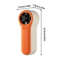 thumbnail image 2 of Fan Handheld Portable Handheld Turbo Fan Mini Handheld Fan Portable Fan for Travel Small Fan Handheld Fan Mini Handheld Turbo High Speed Small Fan USB Charged Iced Hanging Fan Portable Bladeless Fan, 2 of 9
