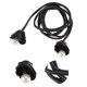 thumbnail image 4 of Cinturón de cuerda de flores de 1 pieza de Unique Bargains, cordón ajustable para mujeres, negro, 4 of 6