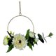 thumbnail image 1 of Cestas Colgantes De Hierro Creativo Soporte Para Macetas, Maceta Para Macetas Soporte De Flores Para Patio Porche Redondo con flor Soledad Estante de flores colgante de hierro, 1 of 10