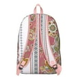 thumbnail image 3 of Paisley Detailed Boho Backpack - Artisan Look for Mass Lecture Halls, Provides Quick Access to Essentials, Gift for the Student Who Appreciates Design, 3 of 5
