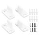 thumbnail image 3 of Tope De Puerta Blanco, Tope De Puerta De Protección Confiable Para Gabinete OTVIAP Carbon Steel Door Stopper, 3 of 8