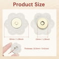 thumbnail image 3 of Uxcell 6Set Leather Snaps Buttons, Magnetic Snap Closures for Handbag/Purses/Sewing/DIY Craft/Clothes [White], 3 of 7