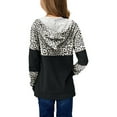 thumbnail image 2 of Sherrylily Kids Girls Fleece Pullover Hoodies Cute Leopard Printed Hooded Sweatshirts with Pockets 4-15 Years, 2 of 3