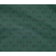 thumbnail image 4 of oneOone Cotton Flex Teal Green Fabric Rabbit Animal Sewing Craft Projects Fabric Prints By Yard 40 Inch Wide, 4 of 4