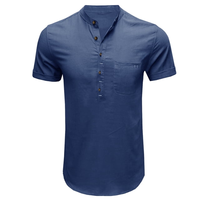 Birdeem Chandail Décontracté pour Hommes, Mode, Col Rond, Manches Courtes, T-Shirt, Blouse