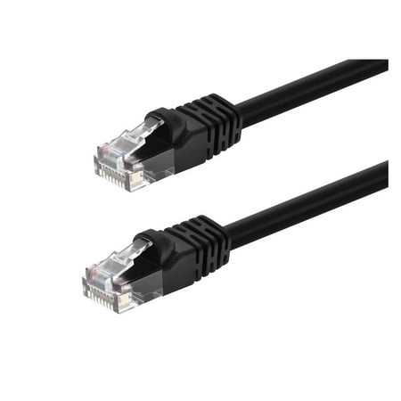 UPC: 0844660074984 | Monoprice Cat6 Ethernet Patch Cable – Network Internet Cord – RJ45  Stranded  550Mhz  UTP  Pure Bare Copper Wire  24AWG  0.5ft  Black