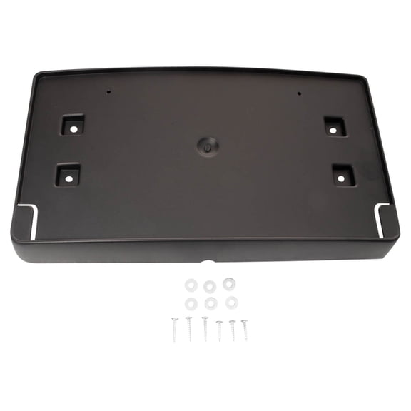 TRQ Front License Plate Bracket Black Fits 2020-2023 Jeep Gladiator 2018-2023 Wrangler CH1068167