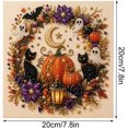 thumbnail image 5 of Halloween Pearl Art DIY Kit,3D Textured Pearls Diamond Painting Crafts,Halloween Home Decor Wall Art Painting Kit(Pumpkin), 5 of 5