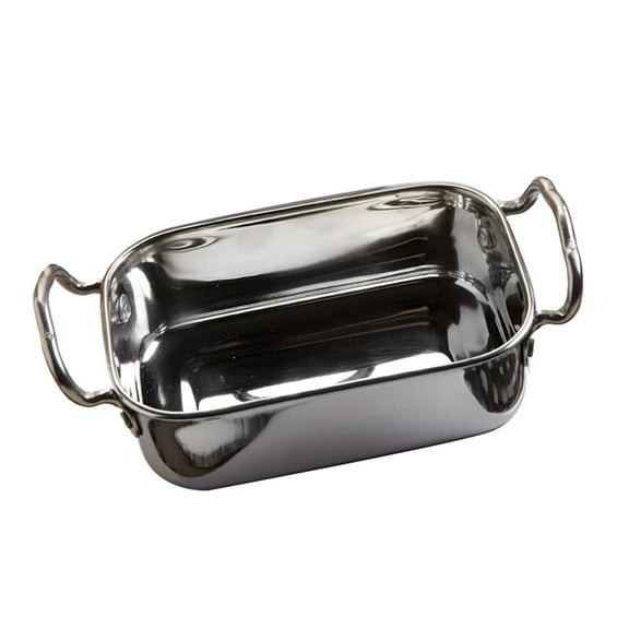 American Metalcraft MRPS55 S/S 26 Oz. Square Mini Roasting Pan