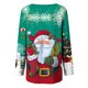 thumbnail image 5 of Blusas Navideñas Para Mujer Blusas de Manga Larga Camisas Tipo Túnica Informales Con Cuello Redondo Odeerbi ODB183182, 5 of 5