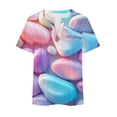 thumbnail image 5 of Summer Tops for Women Over 50 Tie Front Womens T Shirts Graphic Tees Vintage Basic Fitted Short Sleeve Tees Skims Dupes Shirt Clearance Deals, 5 of 5