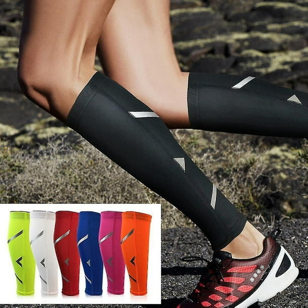 Sport Compression Calf Sleeves Leg Sock Runners Shin Splint Varicose Vein  Calfs Pain Relief Guards R 