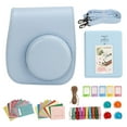 thumbnail image 2 of Mini Instant Camera Protective Bag PU Case with Album Filters Colorful Hanging Frames Stickers for Mini 12, 2 of 7