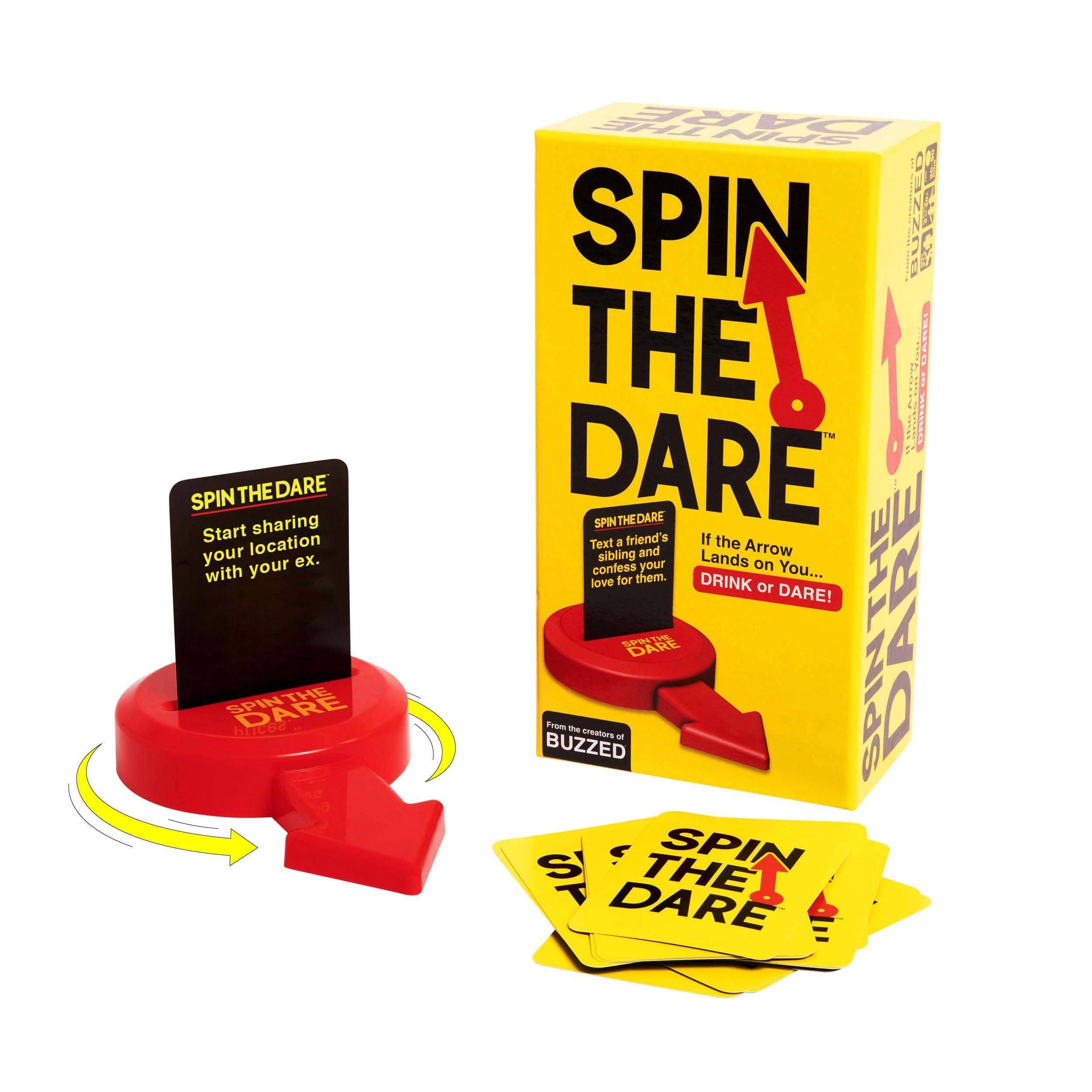 Spin The Dare – Hilarious Adult College Party and Tailgate Drinking Game by What Do You Meme?®