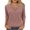 *Pink, variant on ClodeEU Womens T-shirt , Round Neck Blouse, Loose Seven Quarter Sleeve Top Beige,Womens Plus XXL