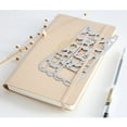 thumbnail image 4 of Portable Stainless Steel Multi Functional Drawing Template Ruler Stencil for Agenda Planner Journal Scrapbook Schedule Diary mobile phone style, 4 of 6