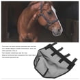 thumbnail image 3 of SIEYIO Adjustable Equine Fly Livestocks Nose Face Cover Meshes Breathable Headgear for Hot Weather Ride And Training, 3 of 8