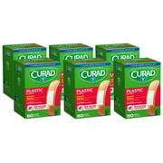 Curad Plastic Bandages .75 X 3 Inches 80 Each (Pack Of 6)