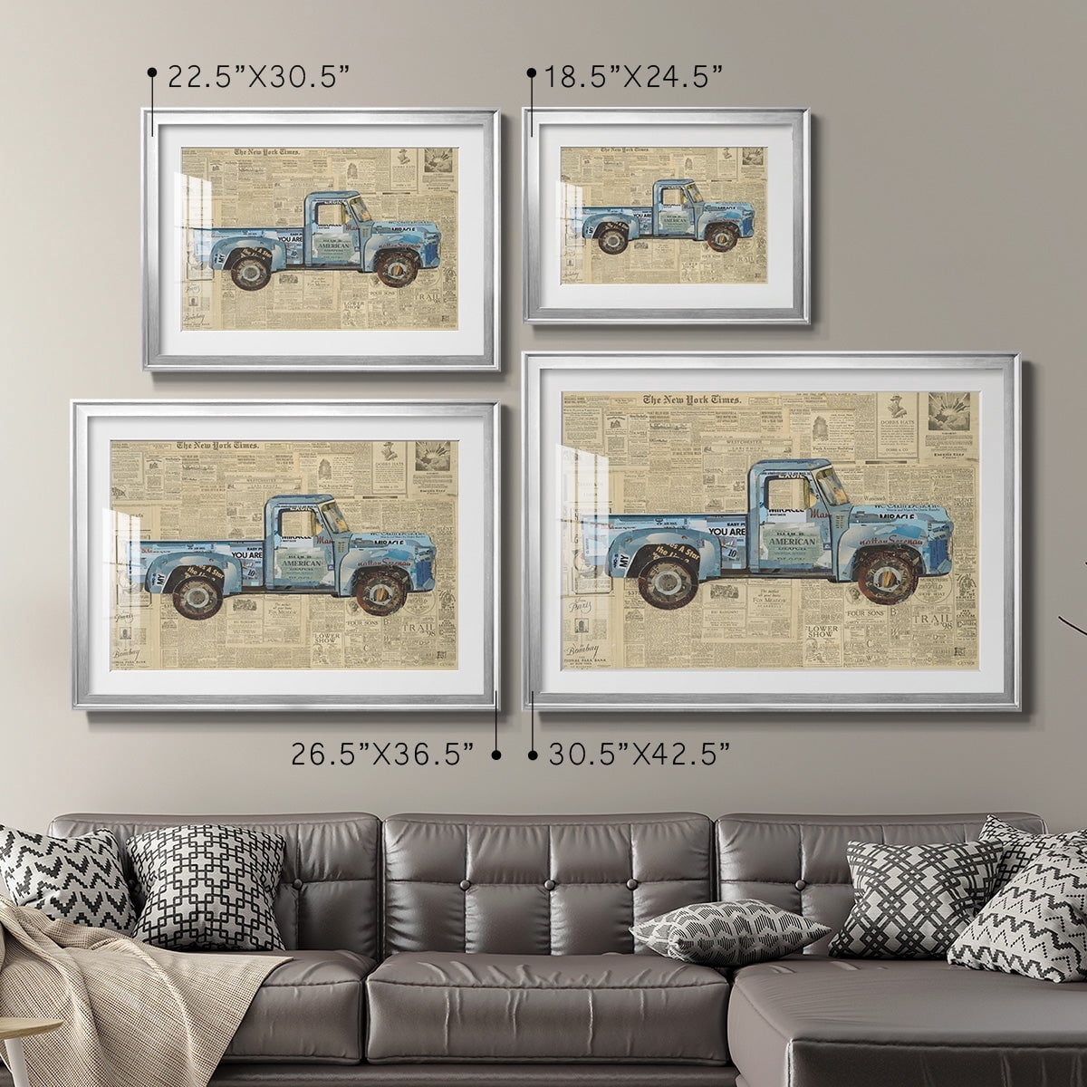 Georgeâ€™s â€™53 Ford Premium Framed Print - Ready to Hang