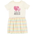 thumbnail image 3 of Inktastic I Love My Abuela Girls Toddler Dress, 3 of 5