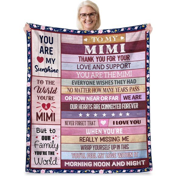 XZYG Best Mom Gifts Funny Gifts for Mom from Son Daughter Mom Birthday Gifts Great Mom Gifts Idea for Women Gift for Elderly Young Mom for Mom Mom Blanket Gift for Work Home(60*80inch)