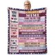 thumbnail image 1 of LHSHID Best Mom Gifts Funny Gifts for Mom from Son Daughter Mom Birthday Gifts Great Mom Gifts Idea for Women Gift for Elderly Young Mom for Mom Mom Blanket Gift for Work Home 50x60in, 1 of 5