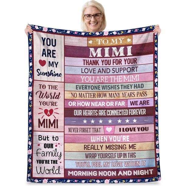LHSHID Best Mom Gifts Funny Gifts for Mom from Son Daughter Mom Birthday Gifts Great Mom Gifts Idea for Women Gift for Elderly Young Mom for Mom Mom Blanket Gift for Work Home 50x60in