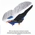 thumbnail image 6 of Ticikt Kids Mesh Sneakers Breathable Hook and Loop Lightweight Running Tennis Shoes for Boys Girls Outdoor Training Sports,Blue,Size:2.5, 6 of 9