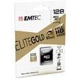 thumbnail image 1 of Emtec CL10 U1 128 GB MSD Gold Card + Adapter, 1 of 5