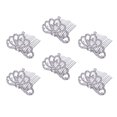 thumbnail image 3 of SHISUYAN 6 Pcs Accessoires Cheveux pour Enfants Couronne Peigne Mode Strass (5), 3 of 8