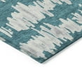 thumbnail image 4 of Addison Rugs Chantille Indoor/Outdoor Transitional Stripes Teal Washable Rectangle Rug, 8' x 10', 4 of 6