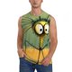 thumbnail image 1 of Fotbe Quirky Cartoon 123 Men's Camiseta sin Mangas Estampada para Hombres, Playera Casual para Gimnasio, Entrenamiento, Playa-XX-Large, 1 of 7