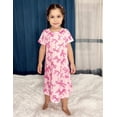 thumbnail image 3 of Arshiner Girls Nightgowns Summer Soft Cute Cartoon Print Pajama Sleep Dress, 3 of 6
