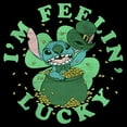 thumbnail image 2 of Girl's Lilo & Stitch I'm Feelin' Lucky Graphic Cropped T-Shirt, 2 of 3