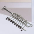 thumbnail image 6 of Brain Teaser 9 Linked Rings puzzle Trick Toy, Chinese Traditional Rings Buckle, 6 of 8