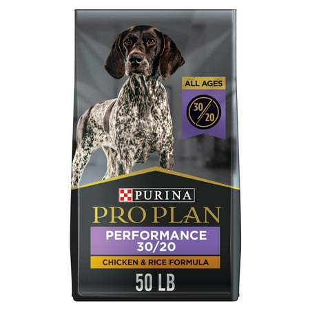 UPC: 0038100172716 | Purina Pro Plan Dry Dog Food Performance 30/20 High Protein Real Chicken & Rice 50 lb Bag