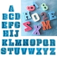thumbnail image 3 of X Molde de letras 3d A ~ z, Moldes de resina epoxi Diy, molde para velas, herramienta de fabricación de yeso, 3 of 5