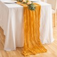 thumbnail image 3 of Table Runner Translucent Tablecloth Solid Color Design Machine Washable Non-Fading Dinning Table Mat Tablecloth Party Decoration, 3 of 8