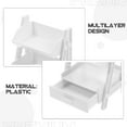 thumbnail image 3 of Shisuyan Miniature 3-Tier Shelf Multilayer Design for Mini Books 1Pcs 4.92X2.64X2.36in, 3 of 8