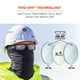 thumbnail image 3 of Gafas de seguridad Ergodyne Skullerz Odin con lentes transparentes antivaho, 3 of 9